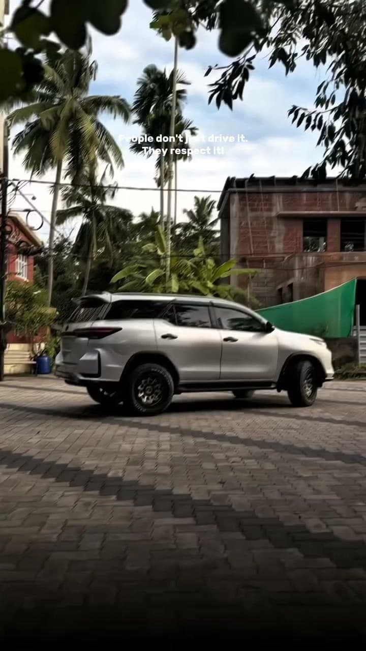A Fortuner, converted to Legender.